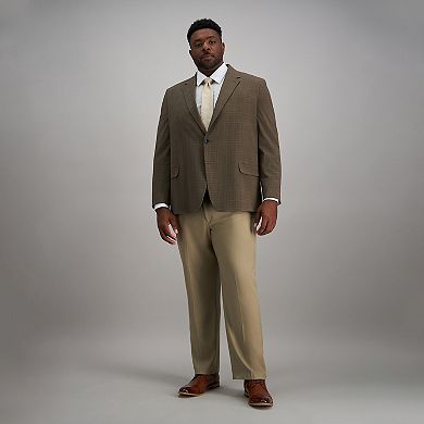 Big & Tall Haggar® Tailored Fit Plaid Windowpane Sport Coat