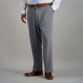 Big & Tall Haggar® Large Plaid Classic Fit Dress Pants
