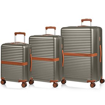 Champs Vintage II 3 pc Hardside Spinner Luggage Set