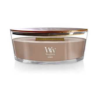 WoodWick Cashmere Scented 16-oz. Ellipse Candle with Crackling Wick