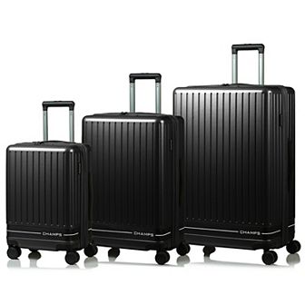 Champs Fresh II 3 pc Hardside Spinner Luggage Set