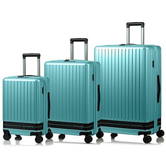Champs Fresh II 3 pc Hardside Spinner Luggage Set