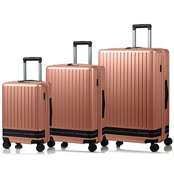 Champs Fresh II 3 pc Hardside Spinner Luggage Set