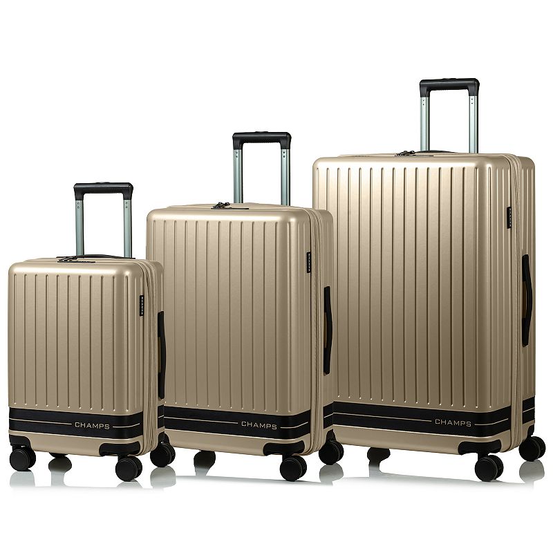 Champs Fresh II 3-pc. Hardside Spinner Luggage Set, Brown