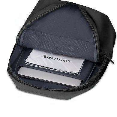 Champs Onyx Collection Essential Backpack with Multiple Pockets