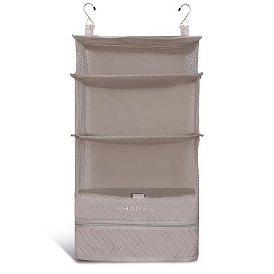 Champs Vintage Collection 3-Shelf Travel Closet Organizer