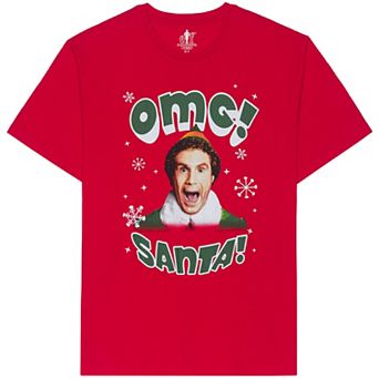 Men's Elf OMG Santa Graphic Tee