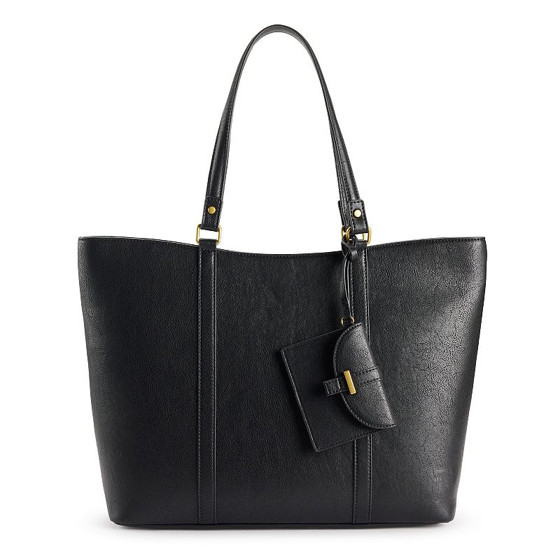 Sonoma Goods For Life® Teo Tote Bag & Card Case Set, Black