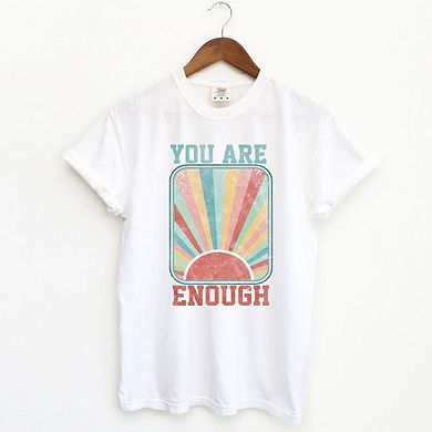 Simply Sage Market You Are Enough Sun Garment Dyed Tee