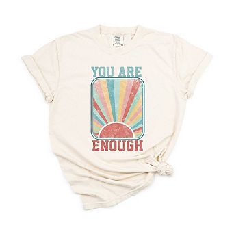 Simply Sage Market You Are Enough Sun Garment Dyed Tee
