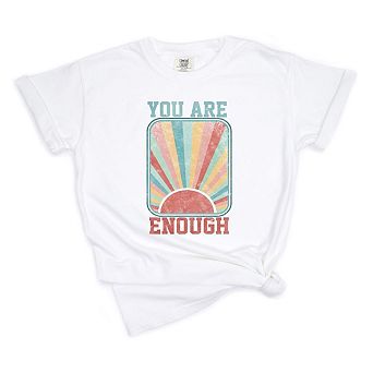 Simply Sage Market You Are Enough Sun Garment Dyed Tee