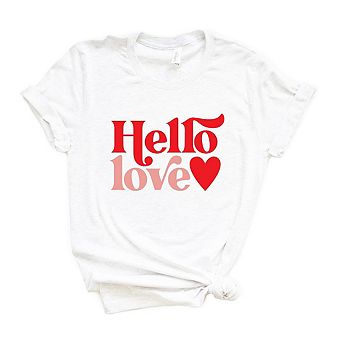 Hello Love Short Sleeve Graphic Tee