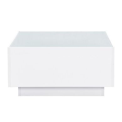 Merax Square High Glossy Coffee Table