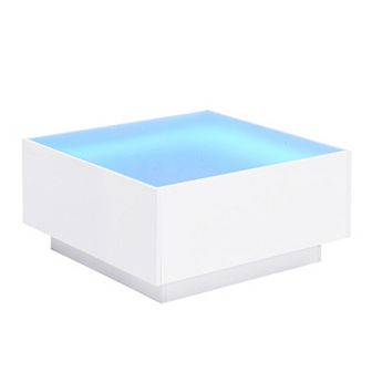 Merax Square High Glossy Coffee Table