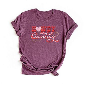 Howdy Cowboy Short Sleeve Graphic Tee