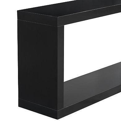 Merax Modern Minimalist Console Table，Square Shaped Fashion Design