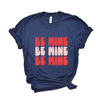 Red And Pink Be Mine Short Sleeve Graphic Tee