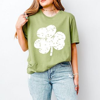 Simply Sage Market Grunge Clover Short Sleeve Tee