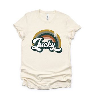 Lucky Rainbow Short Sleeve Graphic Tee