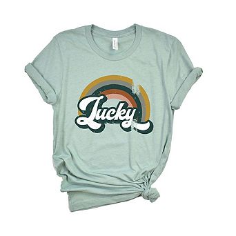 Lucky Rainbow Short Sleeve Graphic Tee
