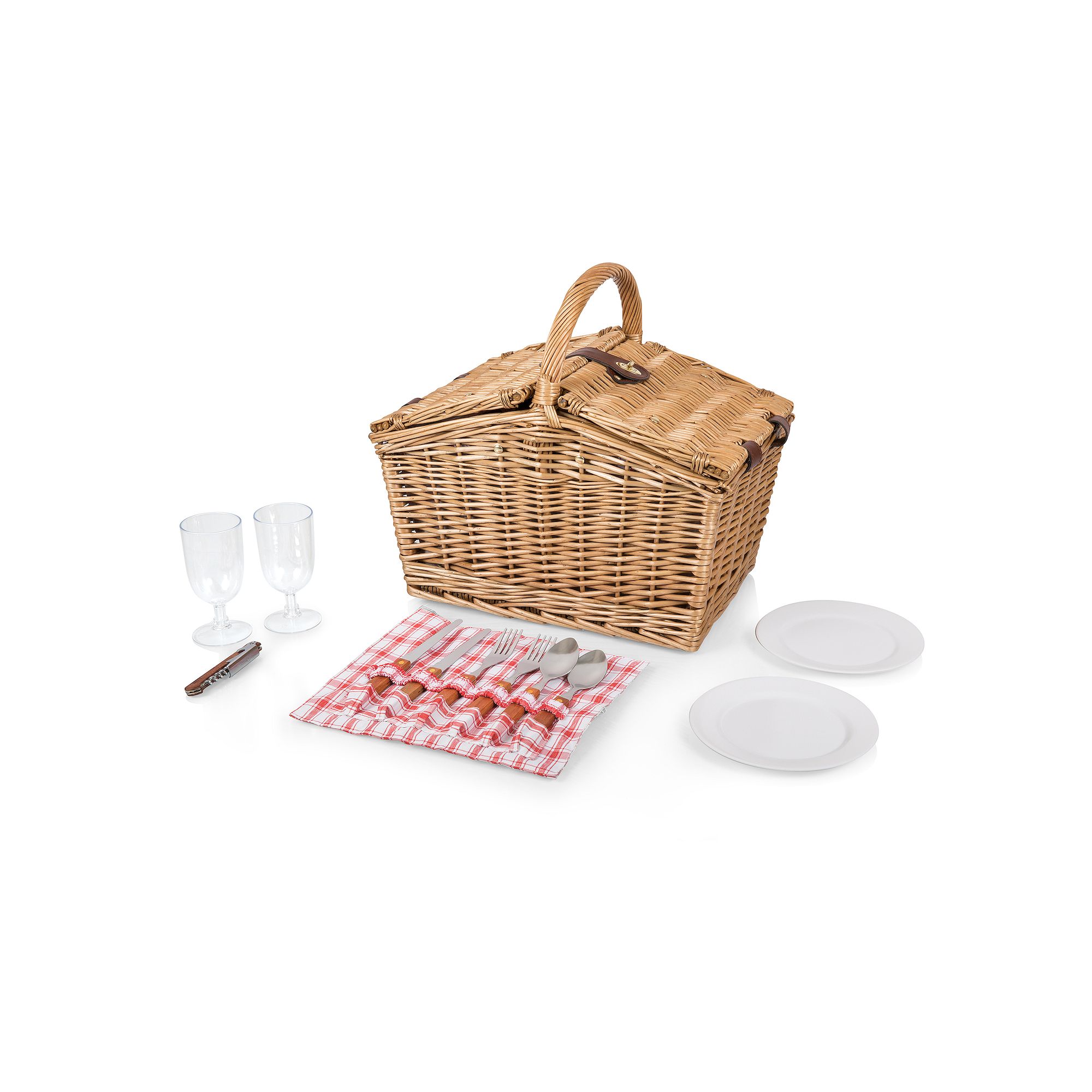 Picnic Time Piccadilly Double Lid Picnic Basket