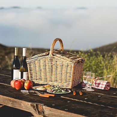 Picnic Time Piccadilly Double Lid Picnic Basket