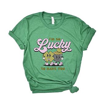 I'm So Lucky To Have You Short Sleeve Graphic Tee