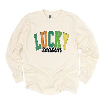 Lucky Season Garment Dyed Long Sleeve Tees