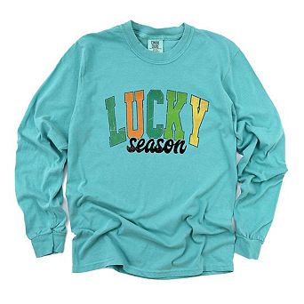 Lucky Season Garment Dyed Long Sleeve Tees