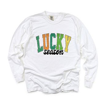 Lucky Season Garment Dyed Long Sleeve Tees