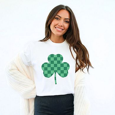 Checker Shamrock Garment Dyed Tees