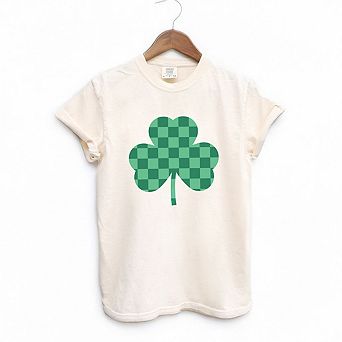 Checker Shamrock Garment Dyed Tees