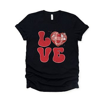 Love Disco Short Sleeve Graphic Tee