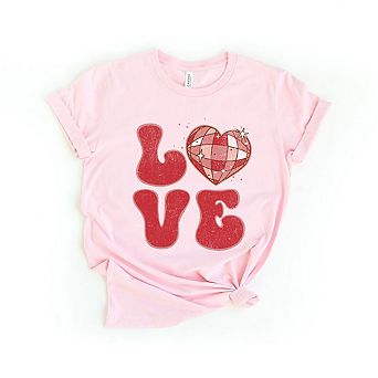 Love Disco Short Sleeve Graphic Tee