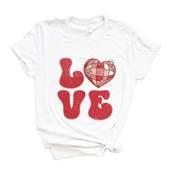 Love Disco Short Sleeve Graphic Tee