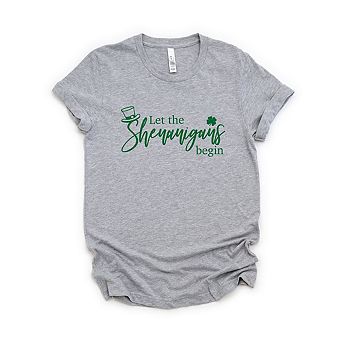 Let The Shenanigans Begin Short Sleeve Graphic Tee