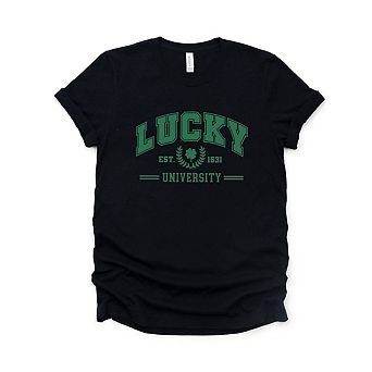 Lucky University Short Sleeve Graphic Tee
