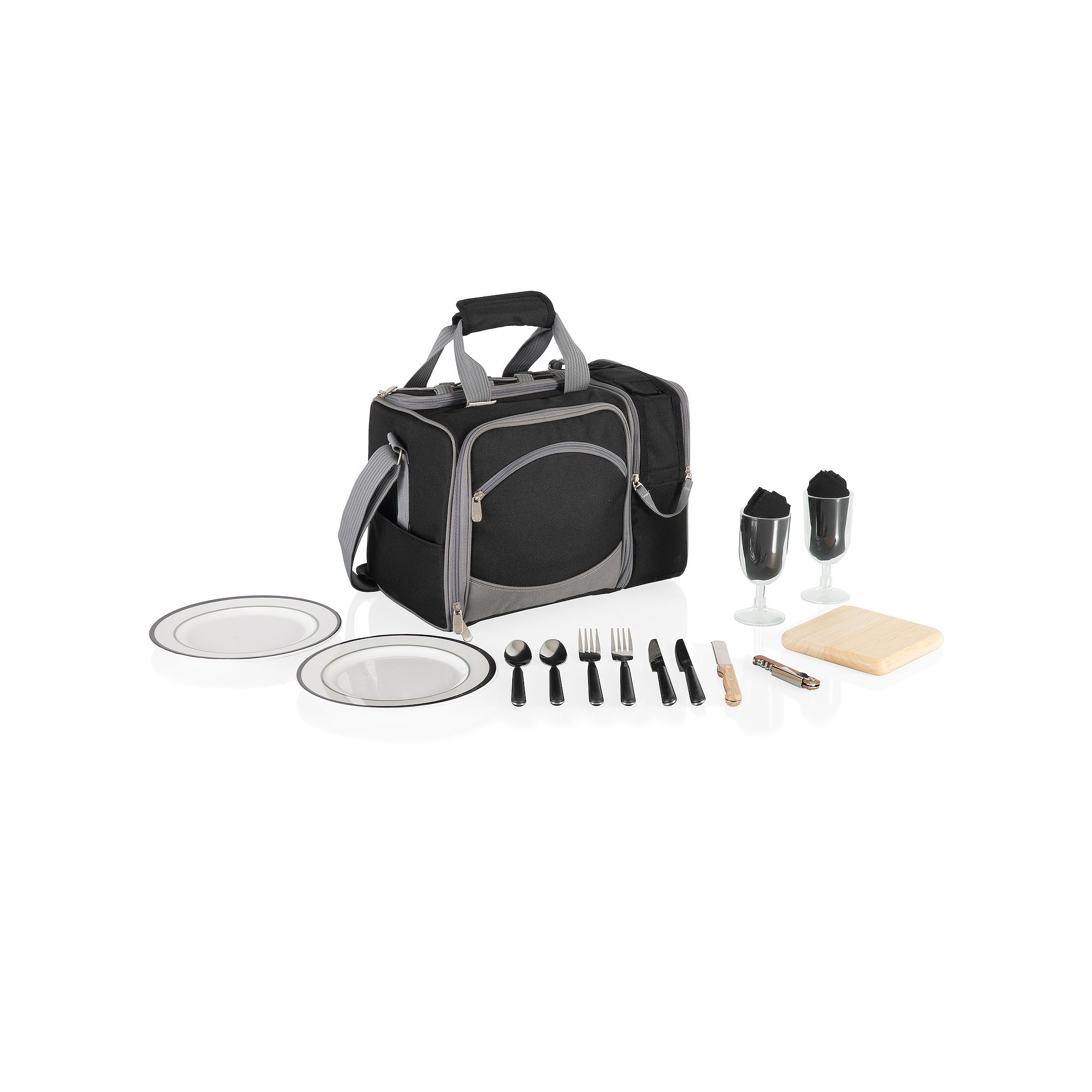 Picnic Time Malibu Insulated Picnic Cooler, Black