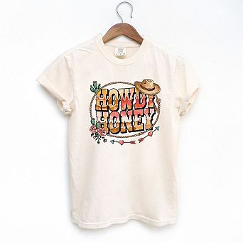 Howdy Honey Garment Dyed Tees