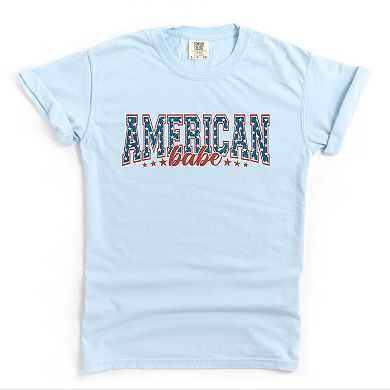 Simply Sage Market American Babe Varsity Garment Dyed Tee