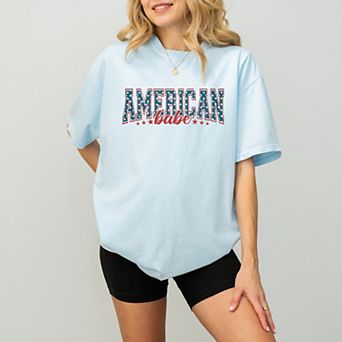 Simply Sage Market American Babe Varsity Garment Dyed Tee