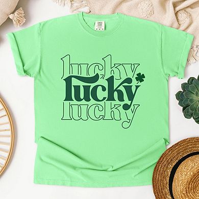 Lucky Clover Stacked Garment Dyed Tees