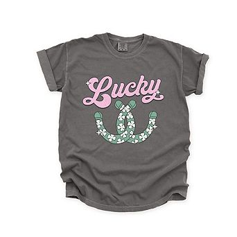 Lucky Horseshoes Garment Dyed Tees