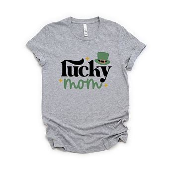 Lucky Mom Short Sleeve Graphic Tee
