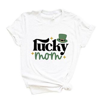 Lucky Mom Short Sleeve Graphic Tee