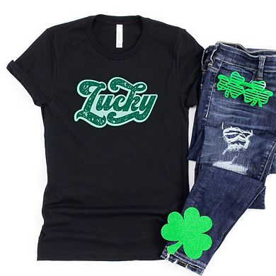 Lucky Retro Rough Short Sleeve Graphic Tee