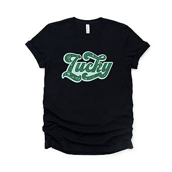 Lucky Retro Rough Short Sleeve Graphic Tee