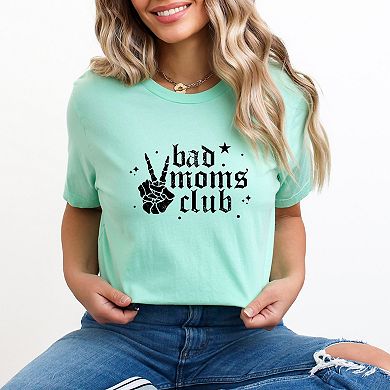 Bad Moms Club Skeleton - Women's Short Sleeve Graphic T-Shirt
