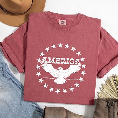 Simply Sage Market America Circle Stars Garment Dyed Tee