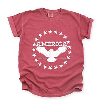 Simply Sage Market America Circle Stars Garment Dyed Tee